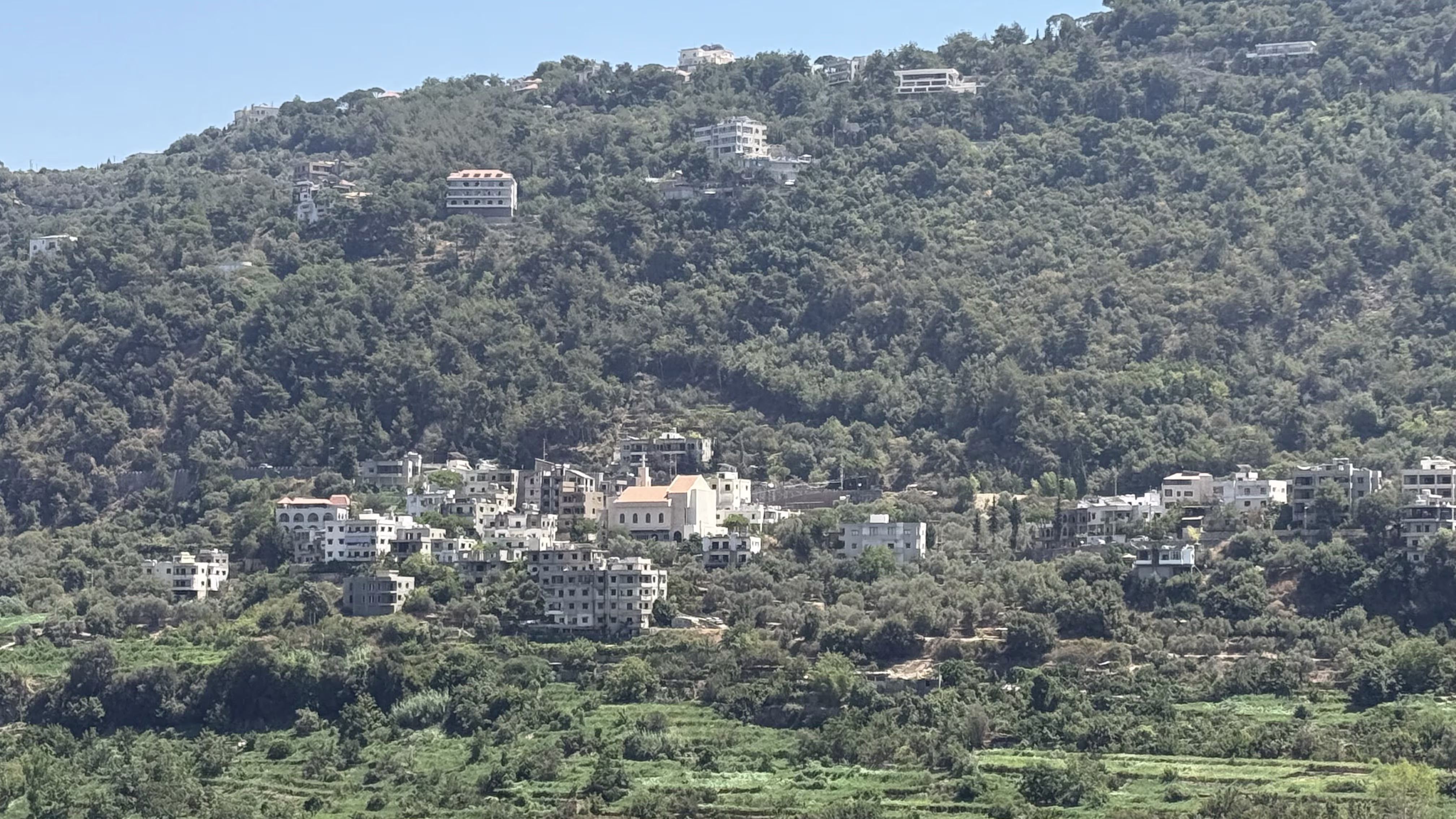 Natural springs area